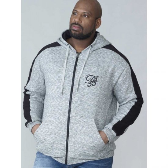 D555 Ronnie Full zip Hoodie - Herren-sweater und -hoodies - Herren-Sweater und -Hoodies in großen Größen