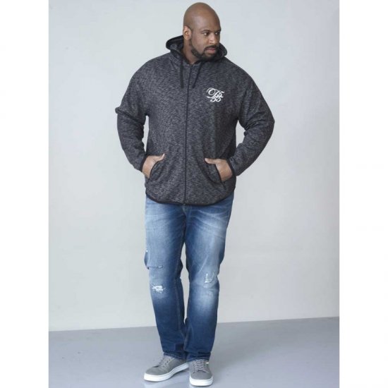 D555 Bennie Full zip Hoodie - Herren-sweater und -hoodies - Herren-Sweater und -Hoodies in großen Größen