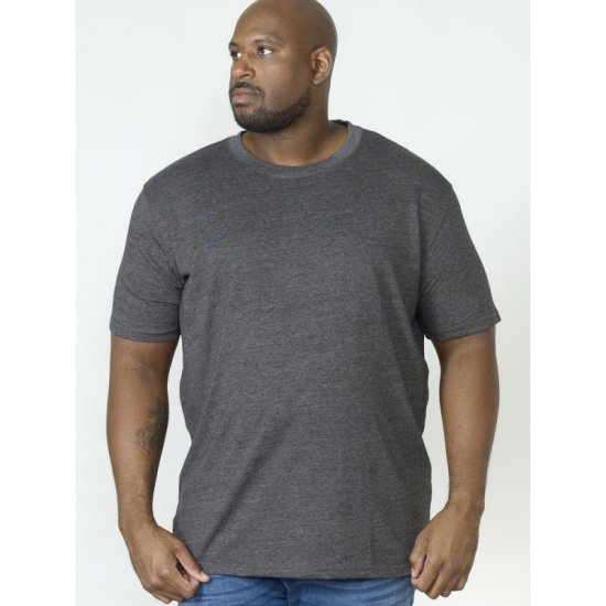 D555 Flyers Crew Neck T-shirt Anthrazit - Herren-T-shirts - Herren-T-Shirts in großen Größen