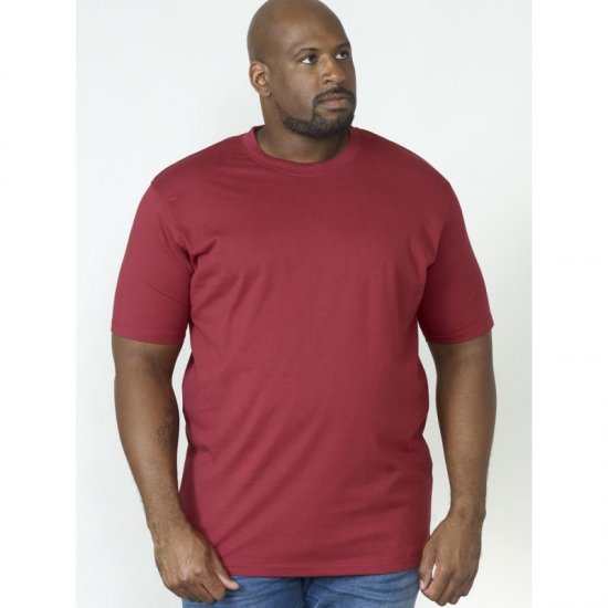 D555 Flyers Crew Neck T-shirt Rot - Herren-T-shirts - Herren-T-Shirts in großen Größen