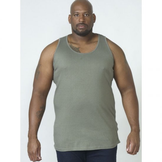 D555 Fabio Tanktop Khaki - Herren-T-shirts - Herren-T-Shirts in großen Größen