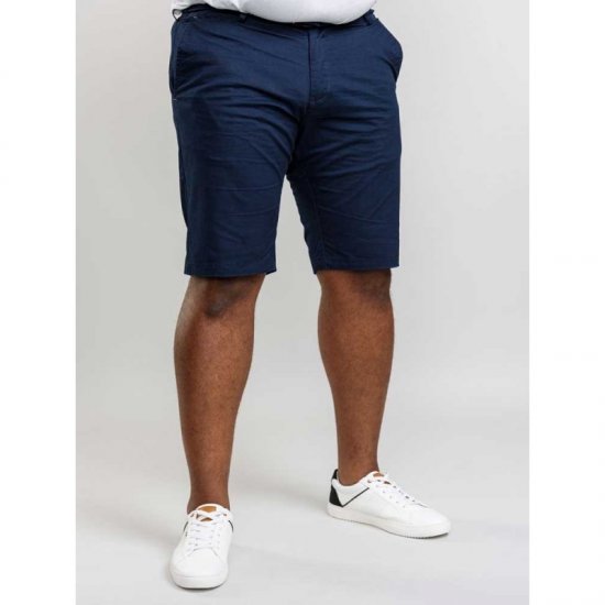 D555 Lopez Stretch Shorts Navy - Herrenshorts - Herrenshorts in großen Größen