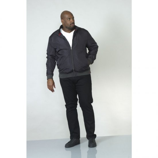 D555 Terron Bomber Jacket Black - Herren jacken - Herren Jacken in großen Größen