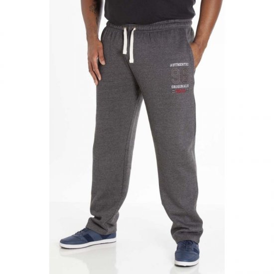 D555 Portland Sweatpants Charcoal - Jogginghosen für herren - Jogginghosen für Herren in großen Größen