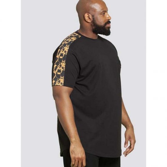 D555 Damien Couture T-shirt Black - Herren-T-shirts - Herren-T-Shirts in großen Größen