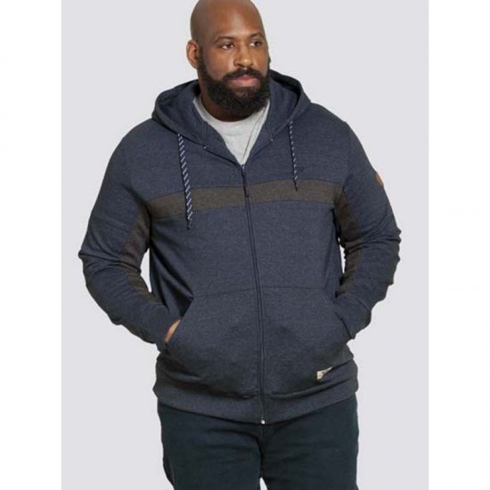 D555 Louisiana Hoodie Navy - Herren-sweater und -hoodies - Herren-Sweater und -Hoodies in großen Größen