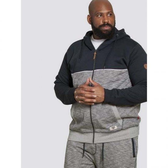 D555 Lamarsh Hoodie Navy - Herren-sweater und -hoodies - Herren-Sweater und -Hoodies in großen Größen