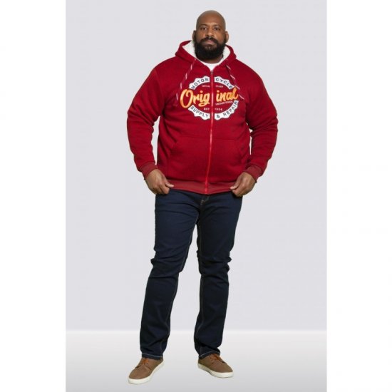 D555 Rylan Hoodie Red - Herren-sweater und -hoodies - Herren-Sweater und -Hoodies in großen Größen