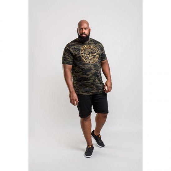 D555 Thompson T-shirt Jungle Camo - Herren-T-shirts - Herren-T-Shirts in großen Größen