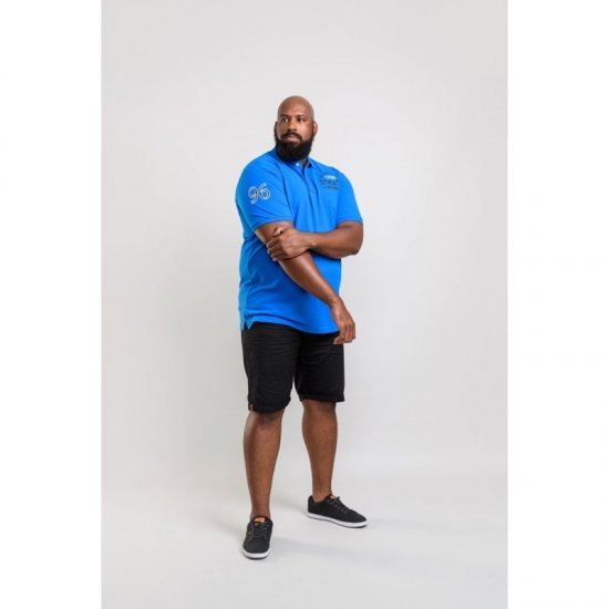 D555 Parker Polo Blue - Polo-shirts für herren - Polo-Shirts für Herren in großen Größen