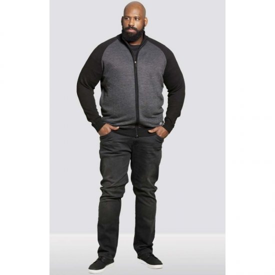 D555 Tanner Sweater Black - Herren-sweater und -hoodies - Herren-Sweater und -Hoodies in großen Größen