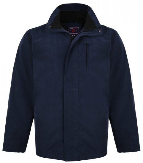 Kam Jeans KV111 Smart Casual Jacket Navy - Herren jacken - Herren Jacken in großen Größen