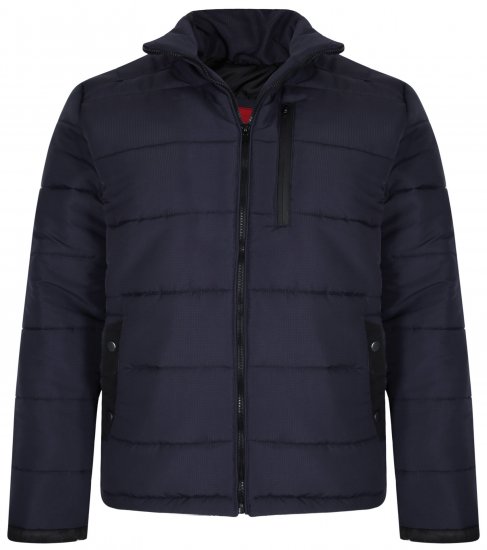 Kam Jeans KV114 Puffer Jacket Navy - Herren jacken - Herren Jacken in großen Größen