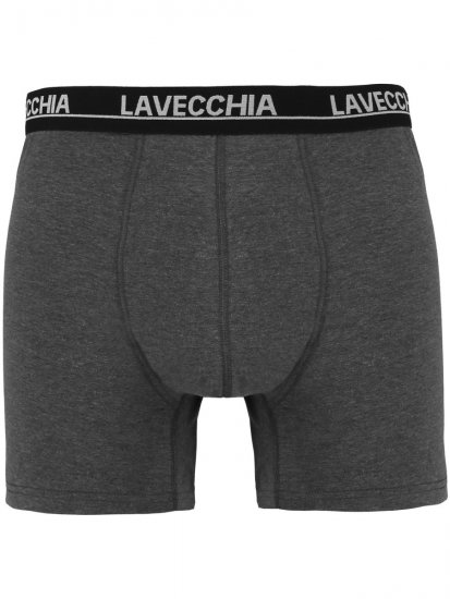 Lavecchia 1020 Boxershorts 3-pack Black/Charcoal/White - Herrenunterwäsche & bademode - Herrenunterwäsche & Bademode in großen Größen