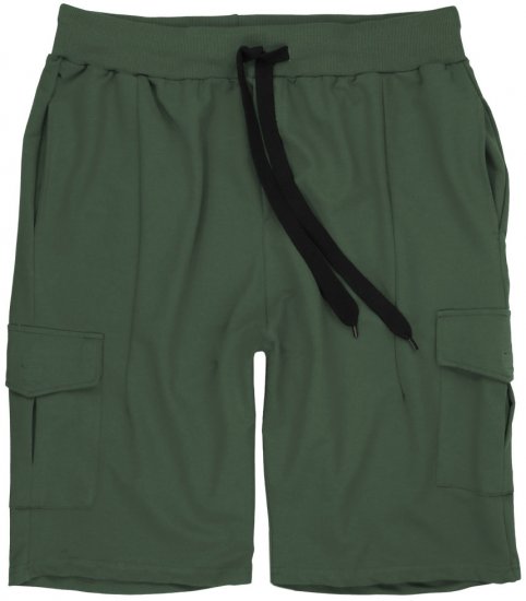 Lavecchia 2011 Cargo-pocket Sweatshorts Khaki - Jogginghosen für herren - Jogginghosen für Herren in großen Größen