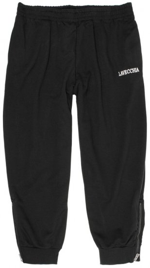 Lavecchia 2018 Sweatpants with Zippered Cuff Black - Jogginghosen für Herren in großen Größen - Jogginghosen für Herren in großen Größen