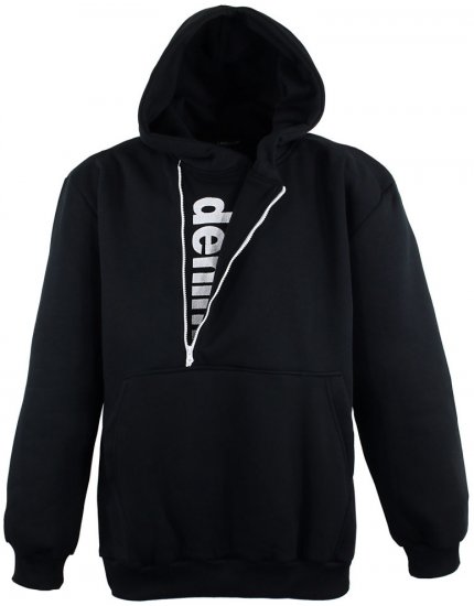 Lavecchia 214 Half-zip Hoodie Black - Herren-sweater und -hoodies - Herren-Sweater und -Hoodies in großen Größen