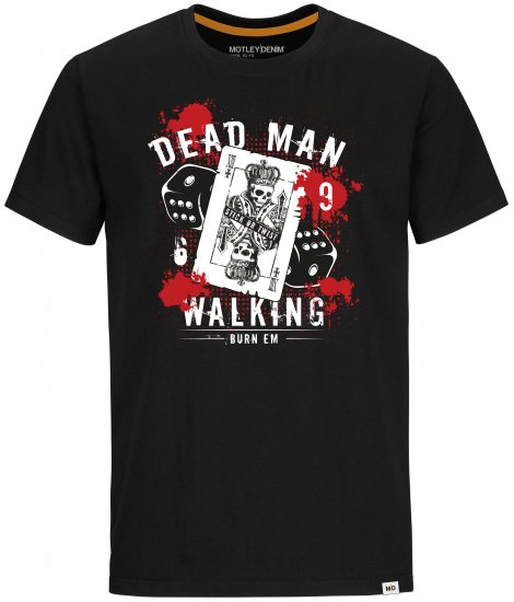 Motley Denim T-shirt Liberty Black - Herren-T-Shirts in großen Größen - Herren-T-Shirts in großen Größen