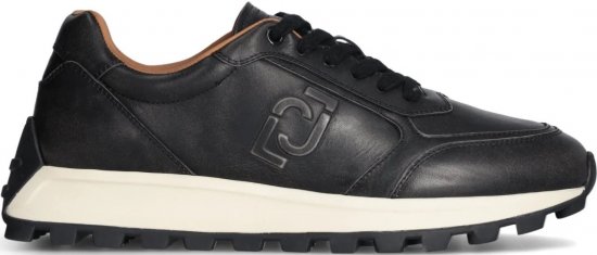 Liu Jo Running 01 Leather Sneakers Black - Herrenschuhe 40-52 - 