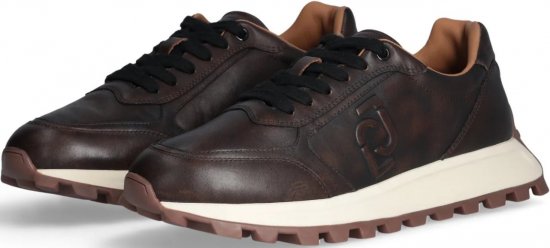 Liu Jo Running 01 Leather Sneakers Brown - Herrenschuhe 40-52 - 