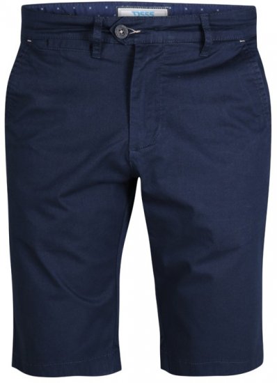 D555 Lopez Stretch Shorts Navy - Herrenshorts - Herrenshorts in großen Größen