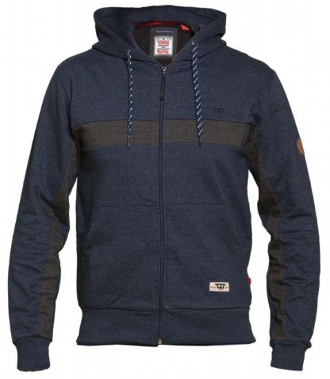 D555 Louisiana Hoodie Navy - Herren-sweater und -hoodies - Herren-Sweater und -Hoodies in großen Größen
