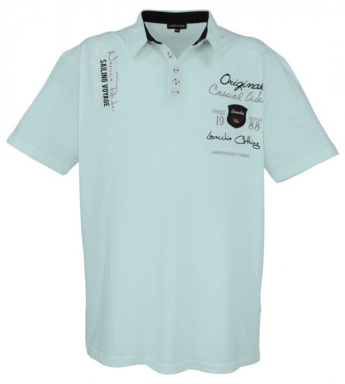 Lavecchia 610 T-Shirt mit Kragen Mint - Polo-shirts für herren - Polo-Shirts für Herren in großen Größen