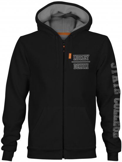 Motley Denim Lyon Hoodie Black - Herren-sweater und -hoodies - Herren-Sweater und -Hoodies in großen Größen