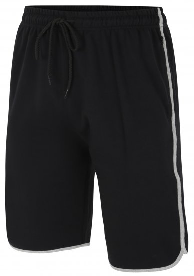 Kam Jeans 3312 Jersey Gym Shorts Black - Jogginghosen für herren - Jogginghosen für Herren in großen Größen