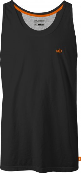 Motley Denim Madrid Tank top Black - Herren-T-Shirts in großen Größen - Herren-T-Shirts in großen Größen