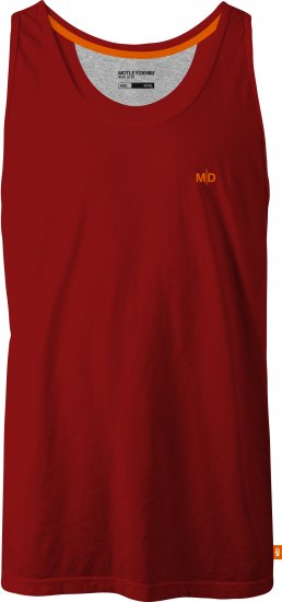 Motley Denim Madrid Tank top Red - Herren-T-shirts - Herren-T-Shirts in großen Größen