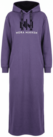 Nora Mikken MARI Maxi Hoodie Dress Purple - Sweaters & hoodies - Pullover & Hoodies für Damen