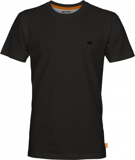 Motley Denim Malaga T-Shirt Charcoal - Herren-T-Shirts in großen Größen - Herren-T-Shirts in großen Größen