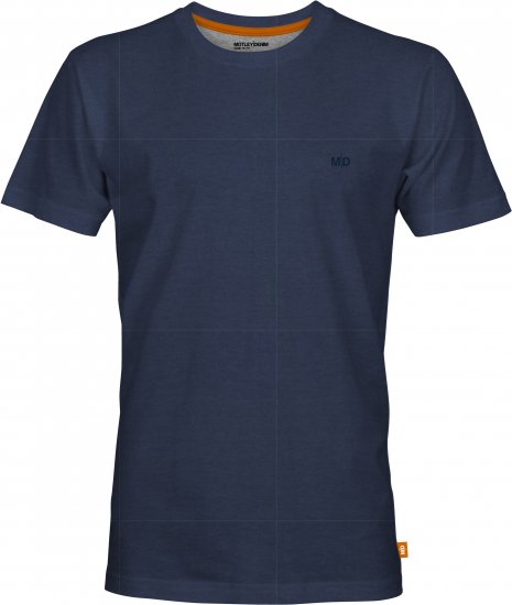 Motley Denim Malaga T-Shirt Dark Indigo - Herren-T-shirts - Herren-T-Shirts in großen Größen