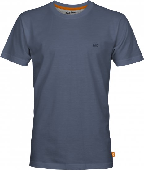 Motley Denim Malaga T-Shirt Light Indigo - Herren-T-shirts - Herren-T-Shirts in großen Größen