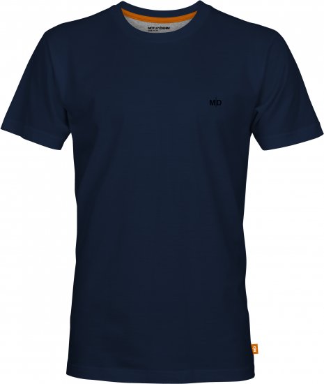 Motley Denim Malaga T-Shirt Navy - Herren-T-shirts - Herren-T-Shirts in großen Größen