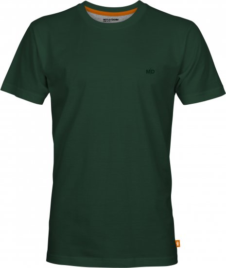 Motley Denim Malaga T-Shirt Racing Green - Herren-T-shirts - Herren-T-Shirts in großen Größen