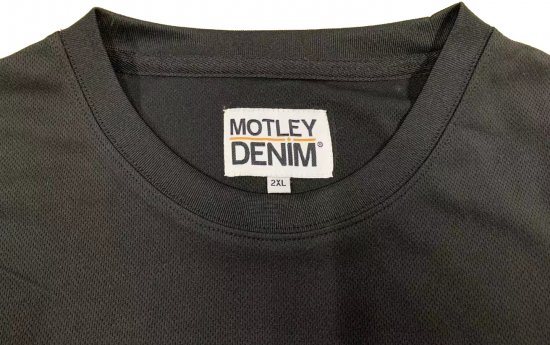 Motley Denim Funktions-T-shirt Schwarz - Sportbekleidung & outdoor - Sportbekleidung in große größen für herren
