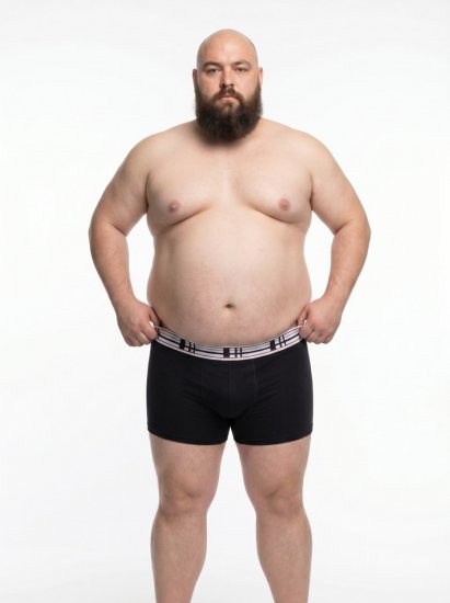 20 Nodi 979 Boxershorts 3er-Pack Bordeaux/Grau/Dunkelblau - Boxershorts - Herren Boxershorts Große Größen