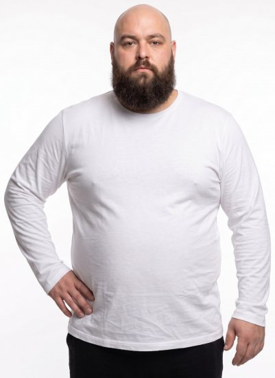 20 Nodi Carbino Langarmshirt Weiß - Sportbekleidung - Sportbekleidung in Übergrößen