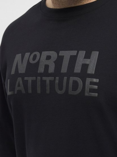 North Latitude 53123 Sweatshirt mit Logo Schwarz - Herren-sweater und -hoodies - Herren-Sweater und -Hoodies in großen Größen