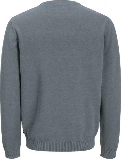 Jack & Jones BASIC Knitted Sweater Grey - Herren-sweater und -hoodies - Herren-Sweater und -Hoodies in großen Größen