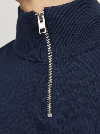 Jack & Jones Emil Knitted Pullover Blue - Herren-sweater und -hoodies - Herren-Sweater und -Hoodies in großen Größen