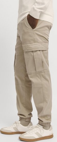 Jack & Jones Jonnie Cuffed Cargo Pants Beige - Herren-jeans & -hosen - Herren-Jeans & -Hosen in großen Größen