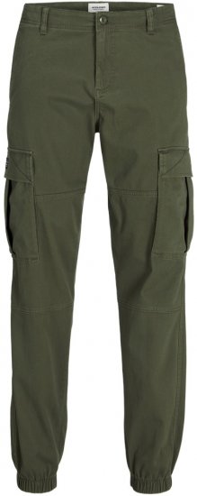 Jack & Jones Jonnie Cuffed Cargo Pants Green - Herren-Jeans & -Hosen in großen Größen - Herren-Jeans & -Hosen in großen Größen