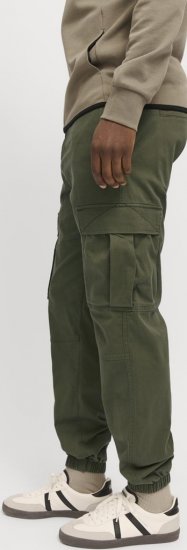 Jack & Jones Jonnie Cuffed Cargo Pants Green - Herren-jeans & -hosen - Herren-Jeans & -Hosen in großen Größen