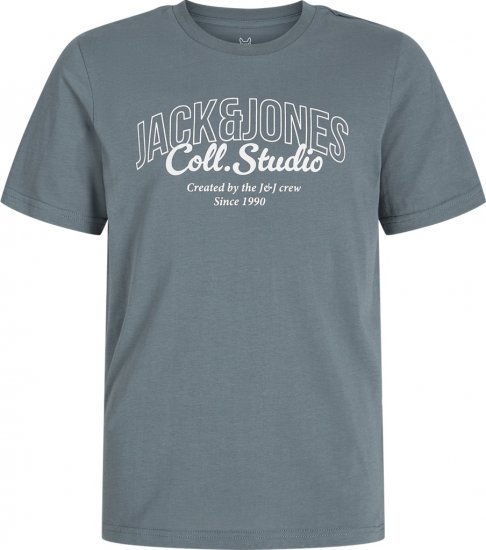 Jack & Jones Makoto T-shirt Grey - Herren-T-shirts - Herren-T-Shirts in großen Größen