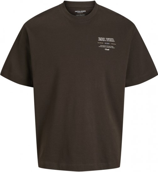 Jack & Jones Urban Edge Studio T-shirt Brown - Herren-T-shirts - Herren-T-Shirts in großen Größen