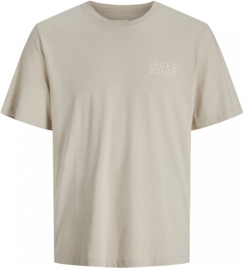 Jack & Jones CORP Logo T-shirt Grey - Herren-T-shirts - Herren-T-Shirts in großen Größen
