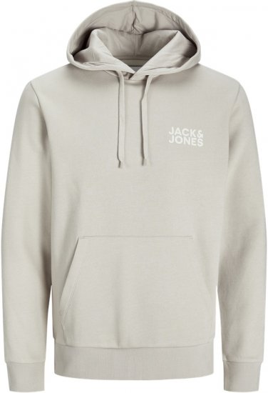 Jack & Jones ECORP Hoodie Grey - Herren-sweater und -hoodies - Herren-Sweater und -Hoodies in großen Größen